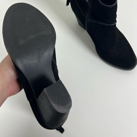 Steve Madden Suede Heeled Ankle Booties - Picture 6 of 7